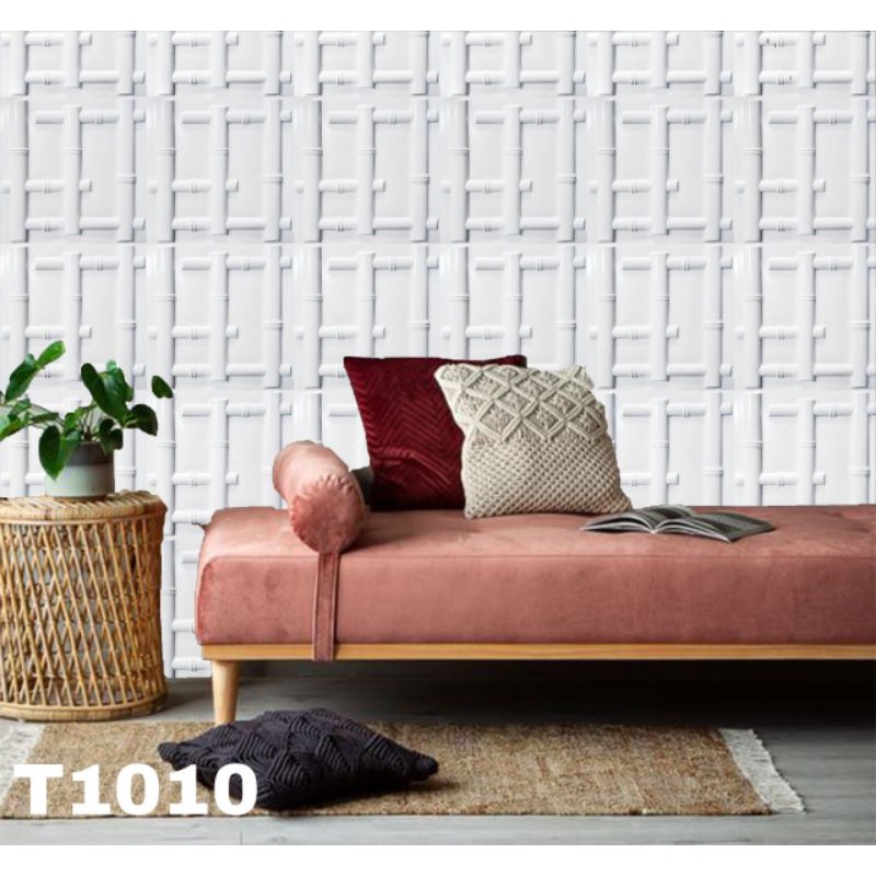 Jual Promo!! Wall panel PVC / wallpaper timbul / wallpaper 3D