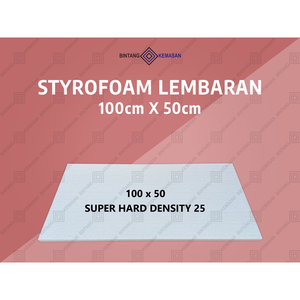 Jual Styrofoam Lembaran 100 X 50 X 2cm Lembaran Packing Lembaran