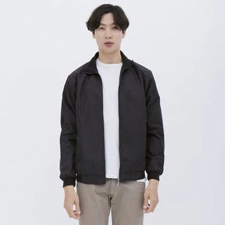 M231 Jaket Pria Taslan Harrington Panjang Hitam 1756B