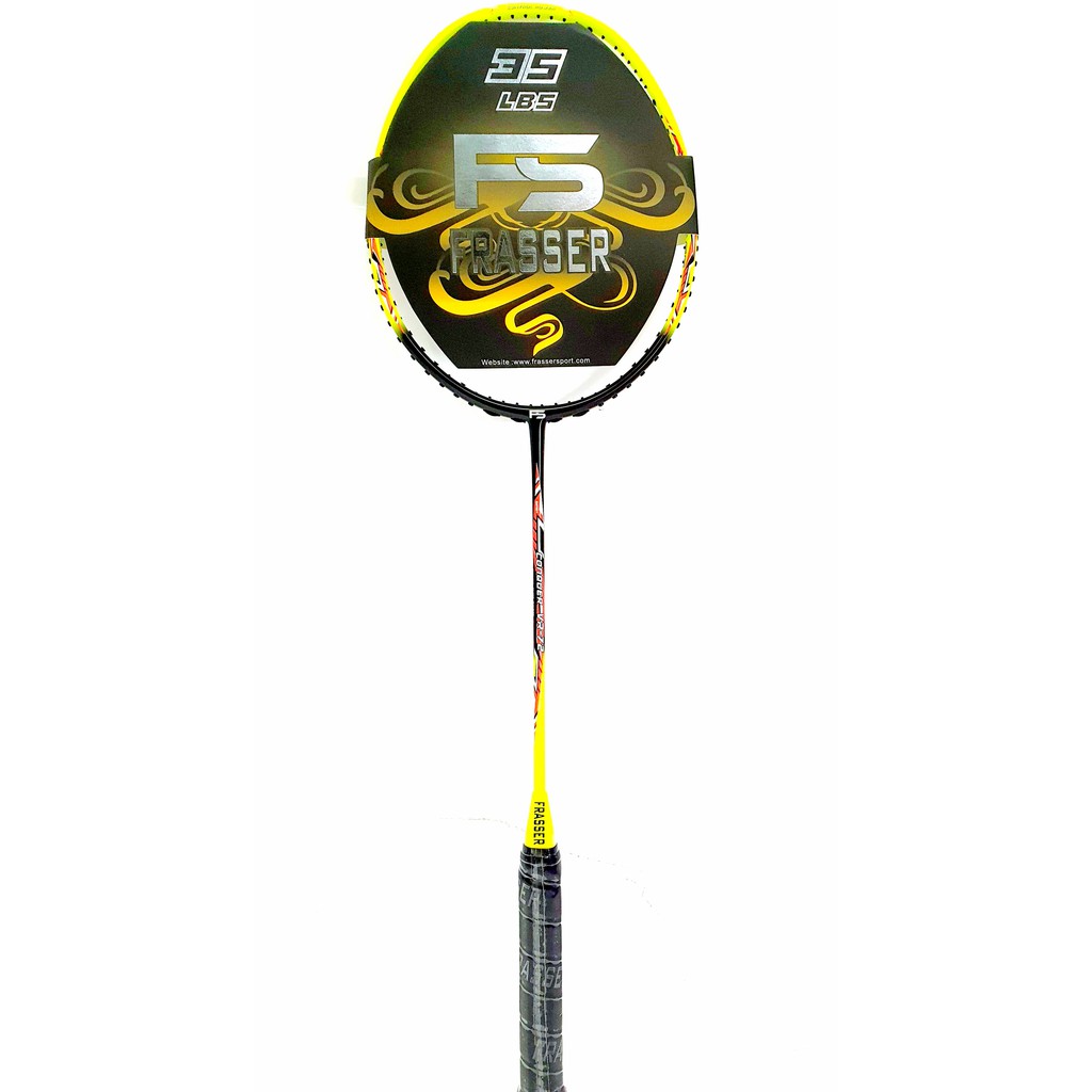 Jual raket bulutangkis badminton FS conquer VR-72 stabilo red 35lbs ...