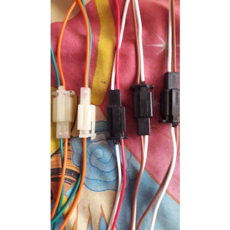 Jual soket sambungan kabel pin 2 ( set -/+ ) | Shopee Indonesia