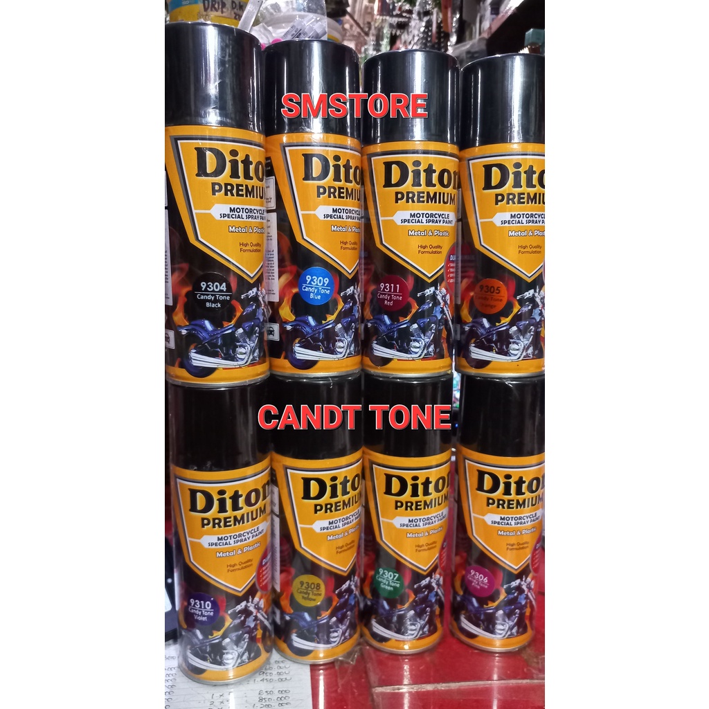 Jual Diton Premium Candy Tone 400 cc Candy tone Red Yellow Pink Green ...