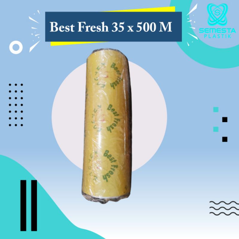Jual BEST FRESH PLASTIC WRAPPING 35cm x 500m (MAX 12 ROLL DALAM 1 ...
