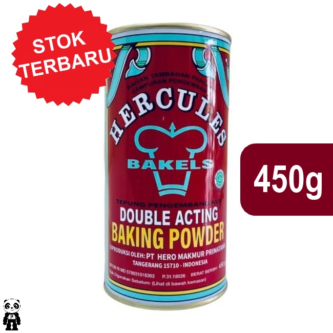 Jual Hercules Baking Powder Double Acting Pengembang Kue 450gr Shopee Indonesia
