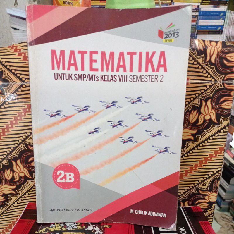 Jual Buku Matematika 2b Kelas 8 SMP Erlangga | Shopee Indonesia