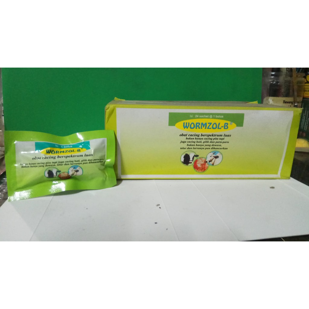 Jual WORMZOL B1 BOLUS SACHET - Obat Cacing Cacingan Sapi Kerbau Kuda ...