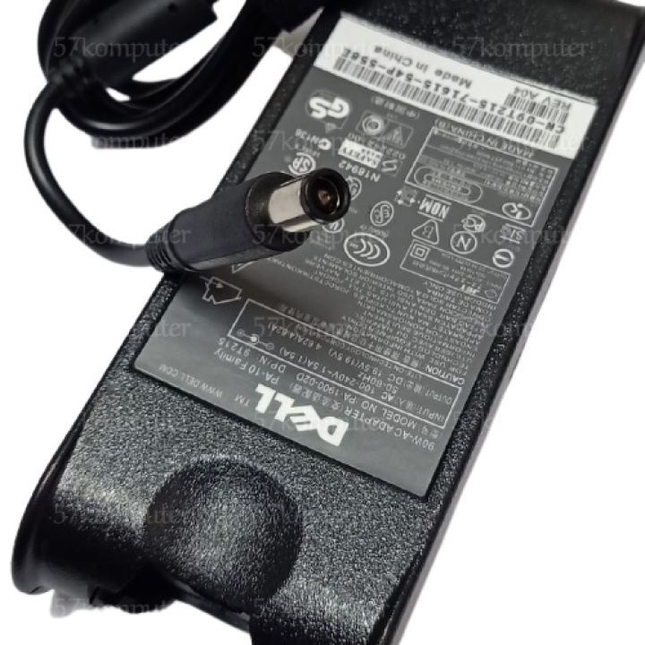 Lot Of 5 Dell Latitude E6410 E6420 Laptop Chargers - 90W, 19.5V, 4.62A Adapter (Black)