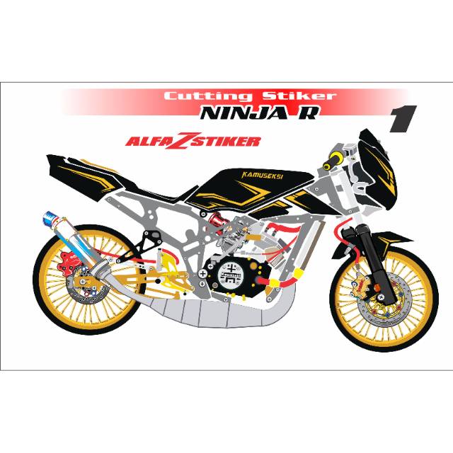 Jual STIKER NINJA R 1 | Shopee Indonesia