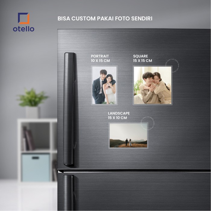 Jual Tempelan Kulkas Akrilik Foto Custom Print Acrylic Cetak Photo Shopee Indonesia