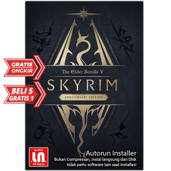 Jual The Elder Scrolls V Skyrim Anniversary Edition - PC Game Adventure ...
