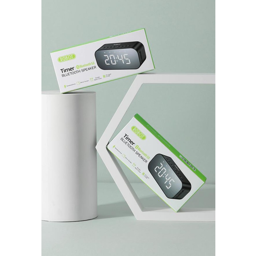 Jual SPEAKER ROBOT RB550 TIMER ALARM CLOCK BLUETOOTH 5.0 | Shopee Indonesia