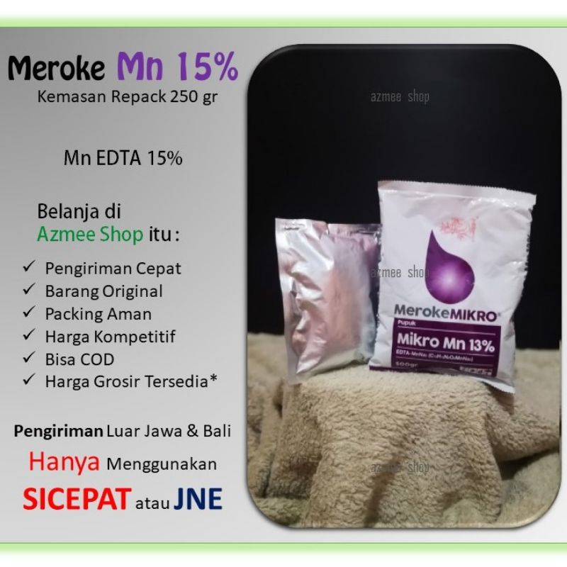 Jual Meroke Mikro Fe Eddha Fe Edta Cu Mn Zn Repack Shopee Indonesia