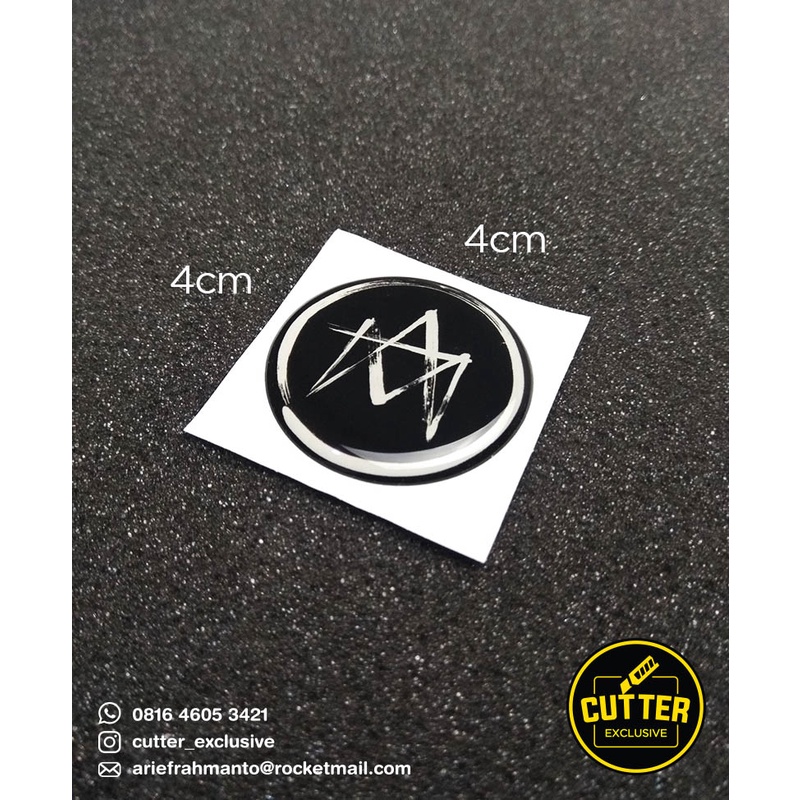 Jual emblem sticker resin WATCH DOGS logo | Shopee Indonesia