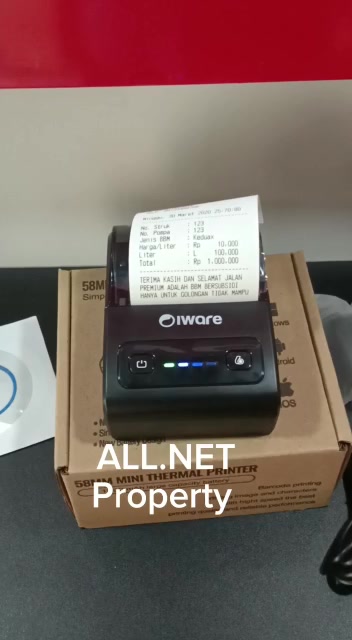 Jual Mobile Printer Bluetooth Thermal 58mm Iware C5813 II RPP02N ...