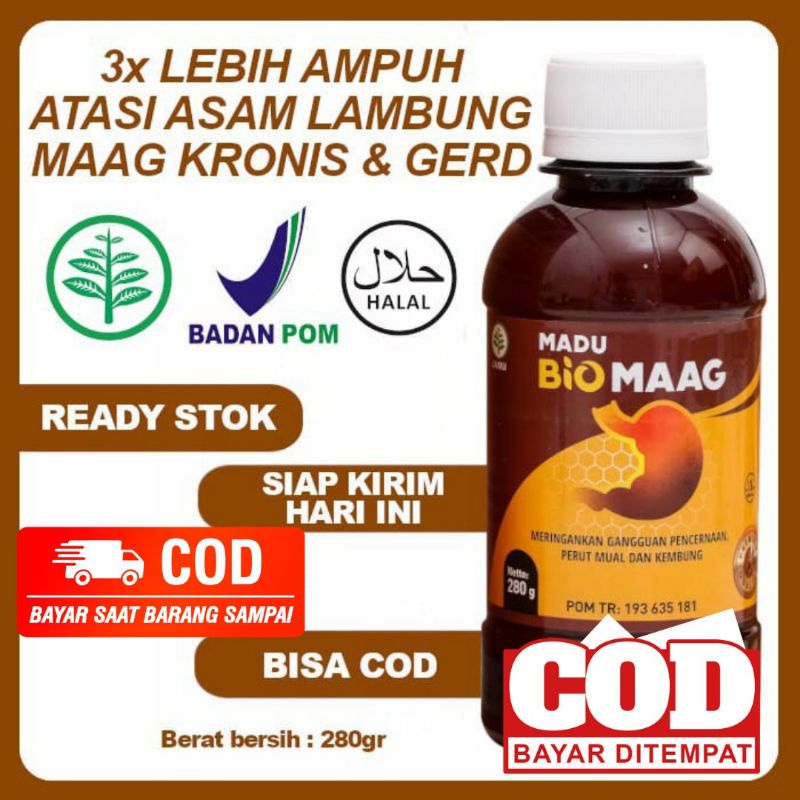 Jual Madu Biomaag Biomag Bio Mag Obat Herbal Asam Lambung Maag Kronis