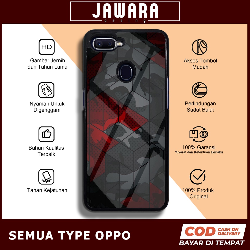 Hardcase Glossy Hardcase Oppo F9 Oppo F9 Cover Floral Series Matte