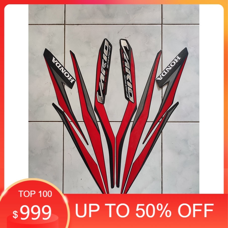 Jual STRIPING STIKER MOTOR SCOTLET BODY MOTOR VARIO 125 LED IDLING STOP