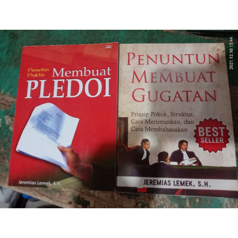 Jual BUKU MEMBUAT PLEDOI DAN PENUNTUN MEMBUAT GUGATAN | Shopee Indonesia