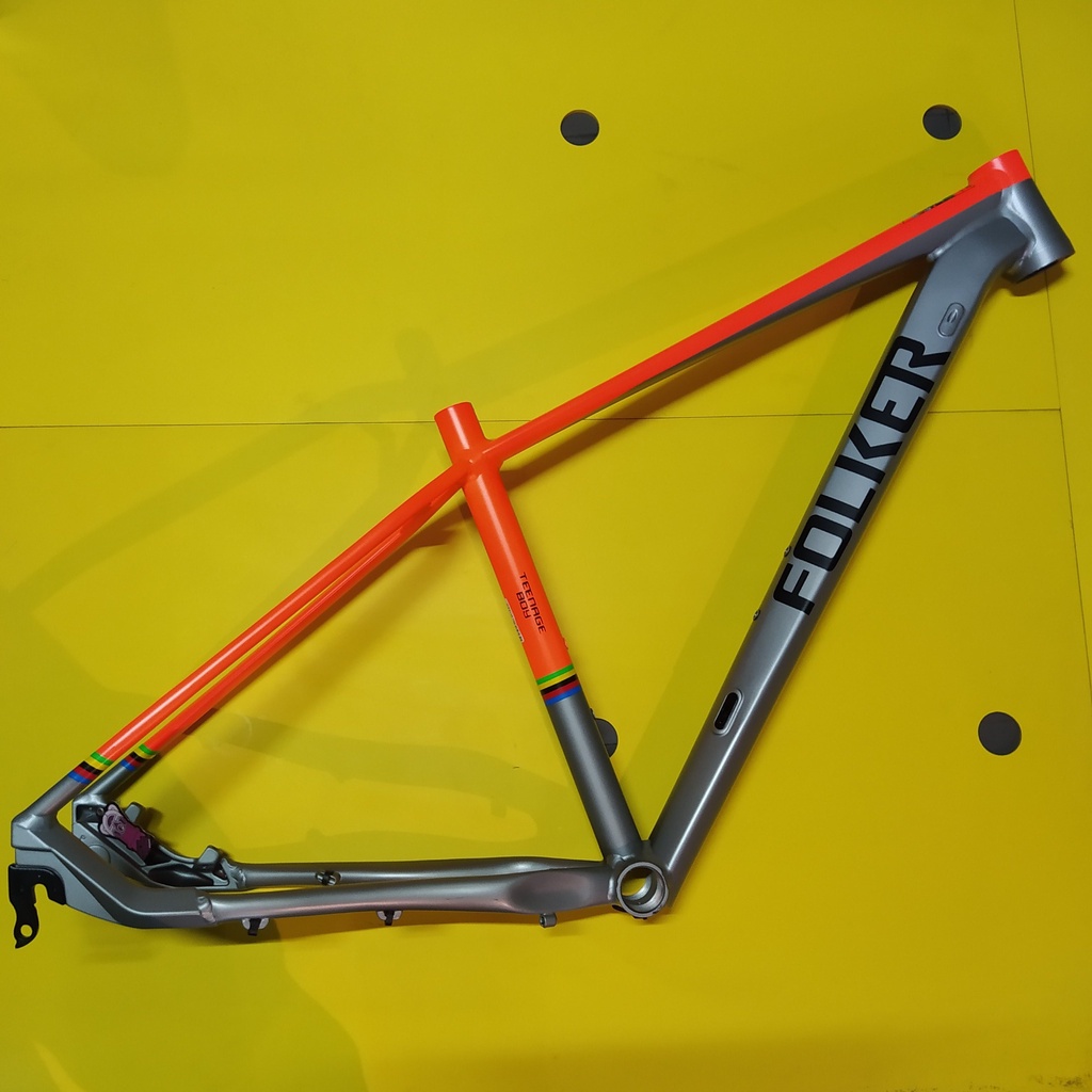 Jual Frame sepeda MTB Folker Teenage boy 29 Orange Silver not United ...