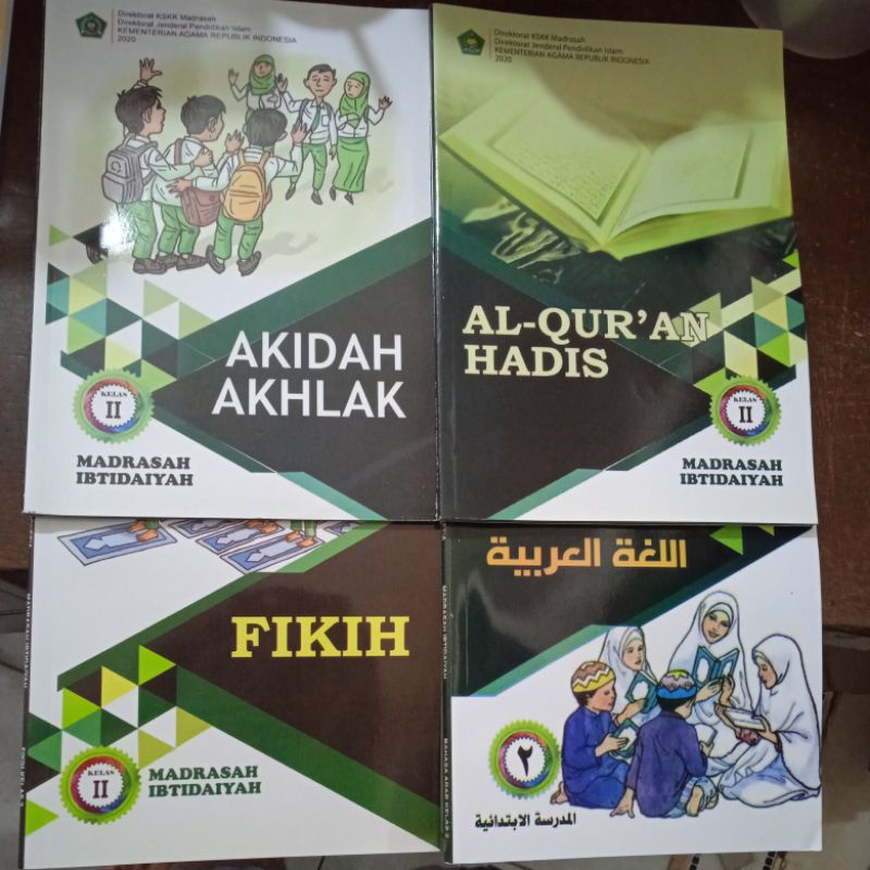 Jual Kelas 2 MI Akidah Akhlak, Al-Qur'an Hadis, Fikih Dan Bahasa Arab ...