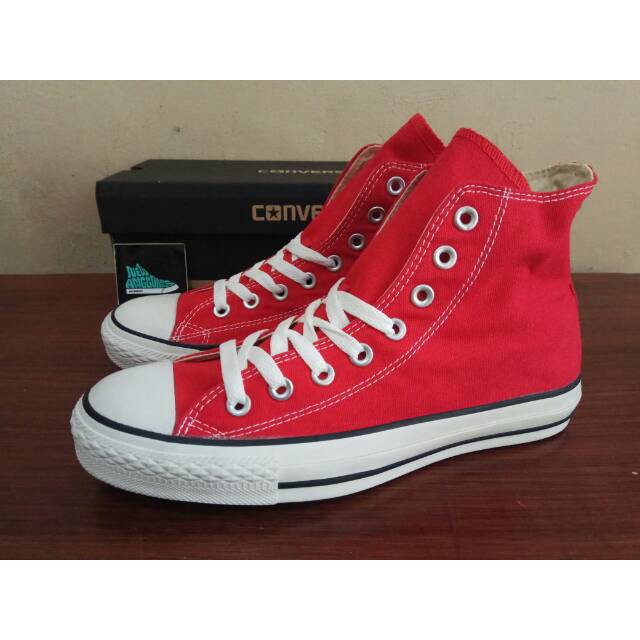 Sepatu converse 2025 original warna merah