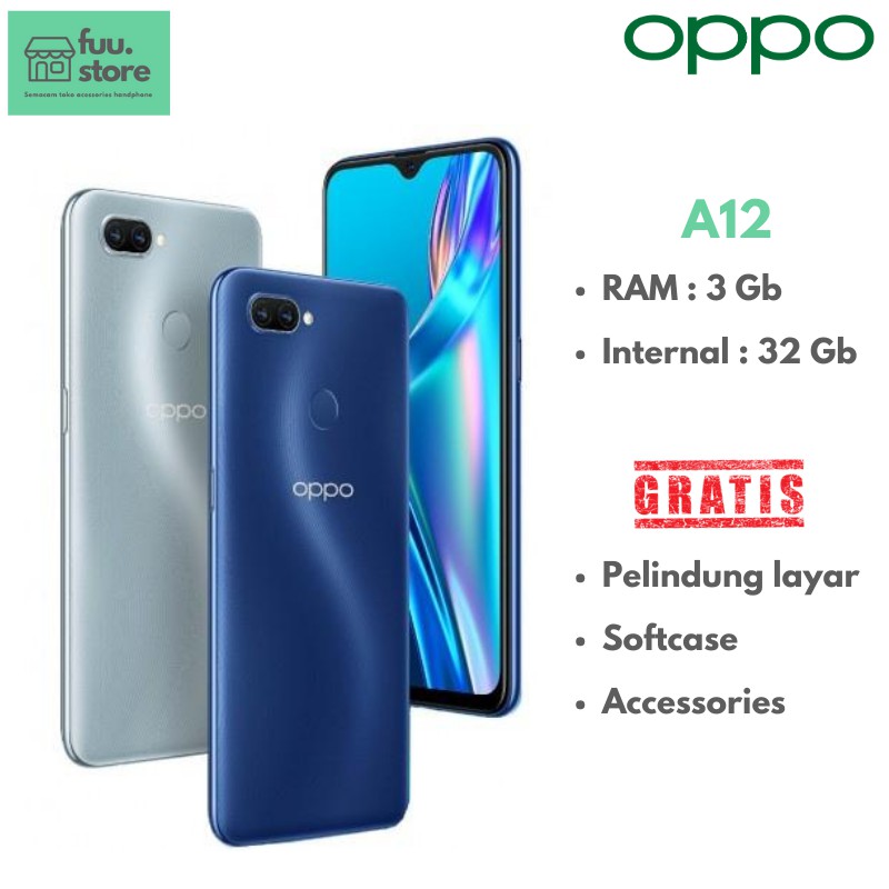 Jual OPPO A12 3/32 & 4/64 - Resmi 100% Original | Shopee Indonesia