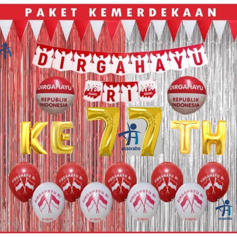 Jual Paket Dekorasi Hiasan Dirgahayu HUT RI 17 Agustus /Paket Dekorasi
