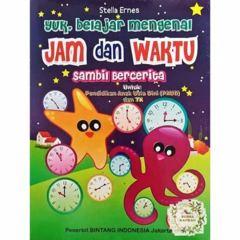 Jual Buku Belajar Mengenal Jam Dan Waktu Untuk TK/PAUD | Shopee Indonesia