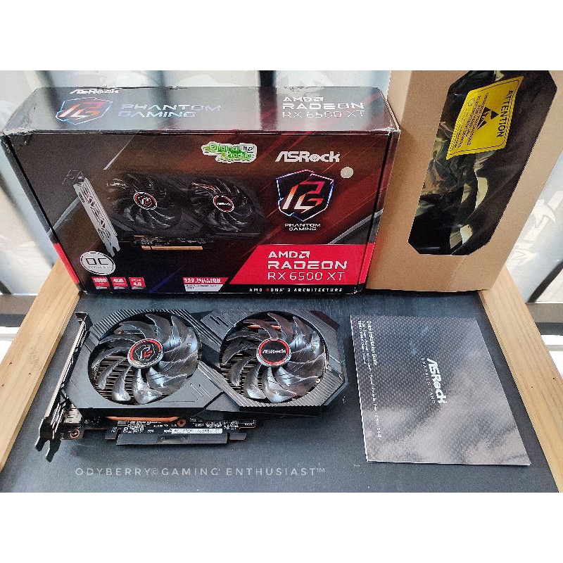 Jual ASRock Radeon™ RX6500XT RX 6500 XT Phantom Gaming D OC 4GB GDDR6 ...