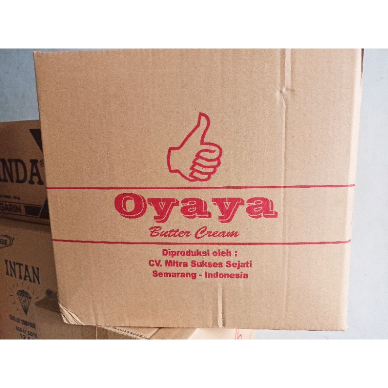 Jual Butter Cream Oyaya Kemasan Repack 250 gr Shopee Indonesia