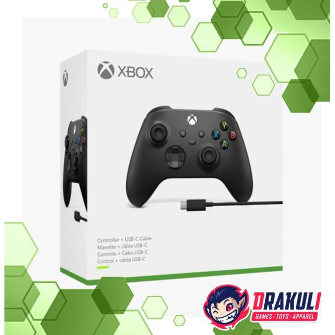 Jual Xbox Wireless Controller + Usb-C Cable For Windows Black | Shopee ...