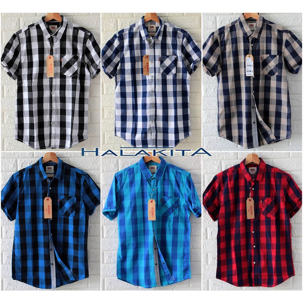 Jual PROMO Kemeja Branded Harga Distributor Kemeja Kotak Besar