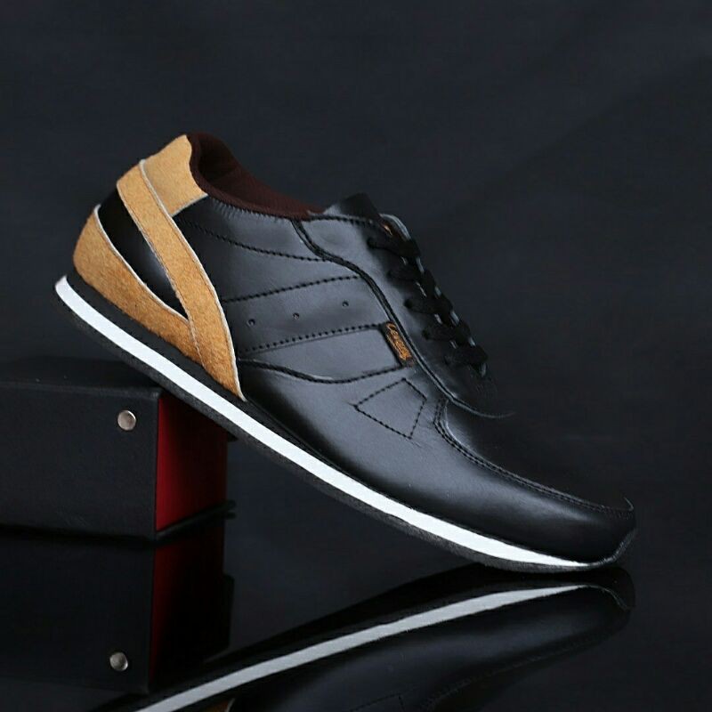 Jual Sepatu Kulit Pria 100% Original Premium Cevany Jelal Kulit ...