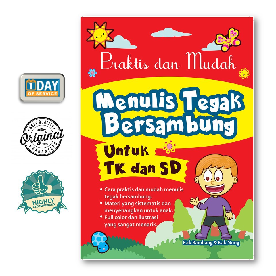 Jual CKLIK MEDIA - Buku Praktis & Mudah Menulis Tegak Bersambung Untuk ...