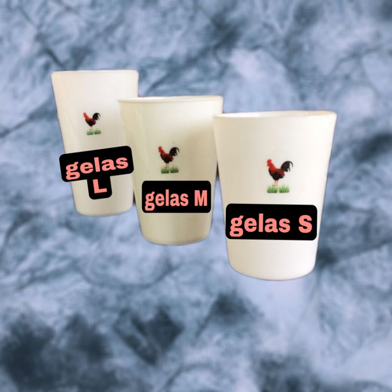 Jual Gelas Plastik Gelas Ayam Gelas Putih Cap Ayam Isi Pcs Shopee Indonesia