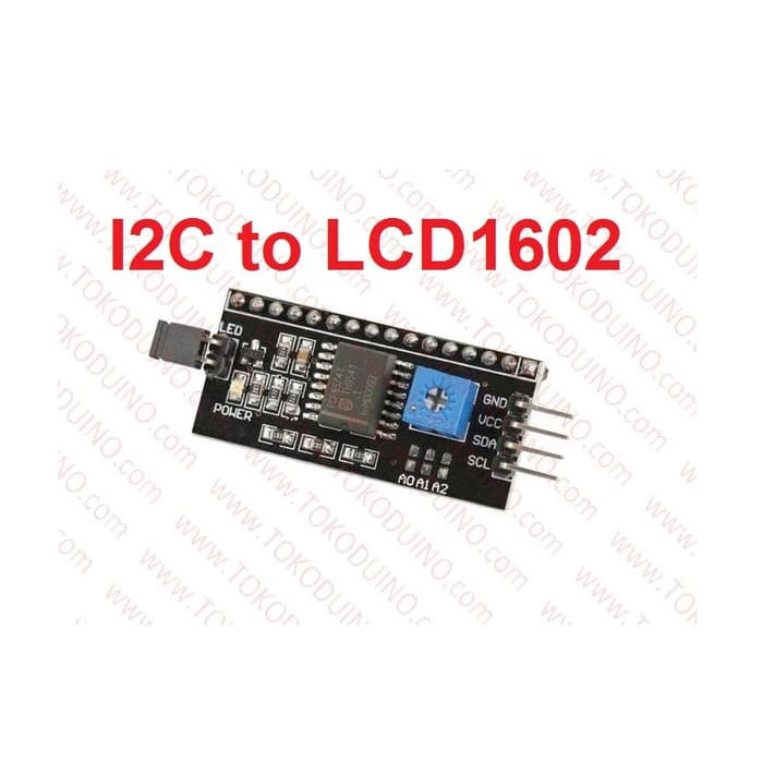 Jual I2C IIC LCD SERIAL ADAPTER BACKPACK INTERFACE UNTUK LCD 1602 ...