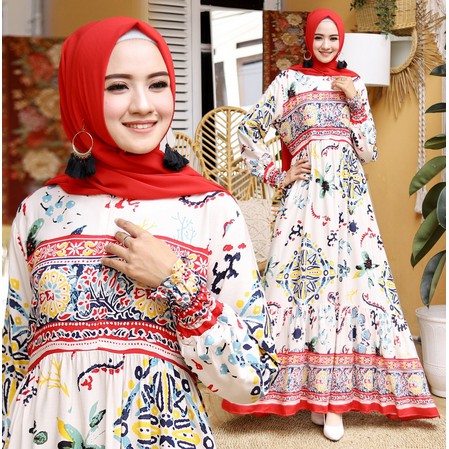 Jual Gamis Terbaru Edisi Hari Raya Telaris Model Kekinian kg | Shopee ...