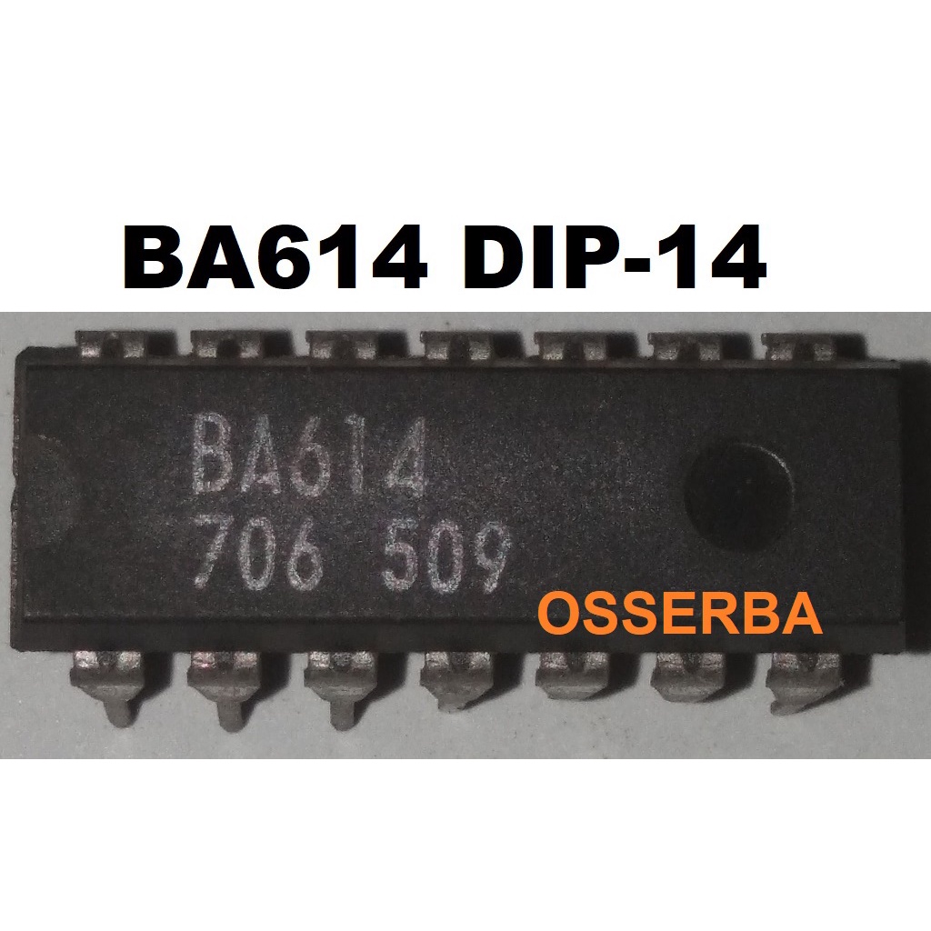 Jual BA614 DIP14 Darlington transistor array with input resistors IC