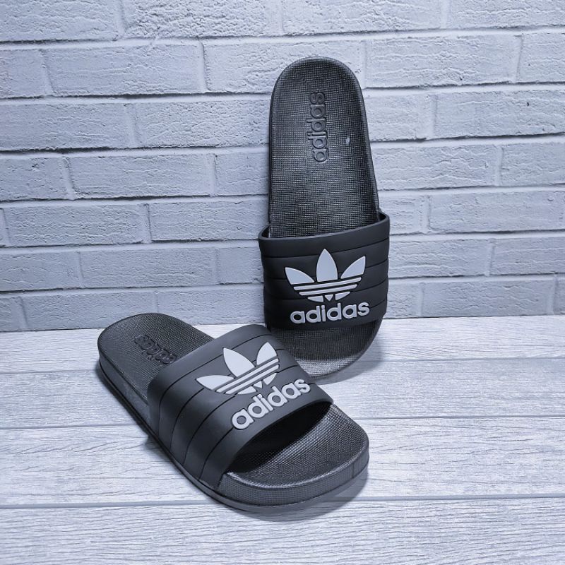 Sandal Adidas A35 Import Slide Logo Abu 100% Grade Original Made In Vietnam  Ready Size 38-44