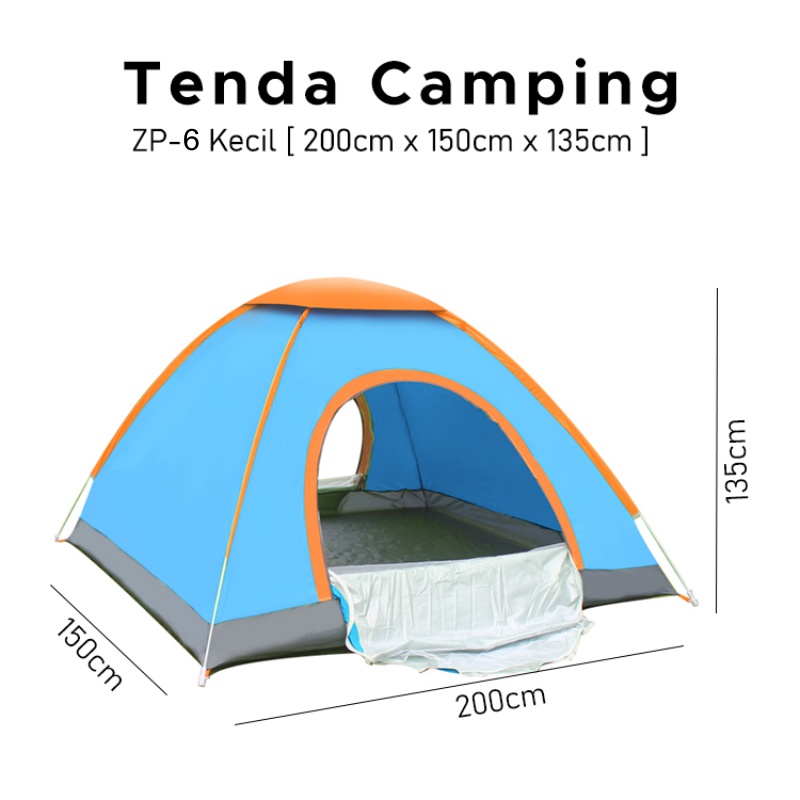 Jual Worldream Tenda Camping Kapasitas 2 4 Orang Tenda Otomatis Outdoor And Indoor Tenda Gunung 1589