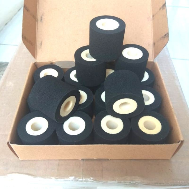 Jual Tinta Coding Hot Print Cetak Exp Date Hot Ink Roll Hitam uk. 32 x ...