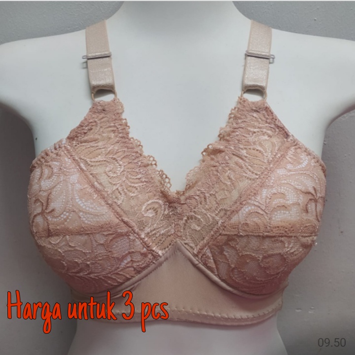 Jual 3 PCS BH BANDUNG BEHA WANITA RENDA TERLARIS | Shopee Indonesia