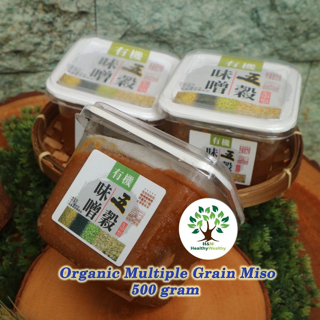 Jual ORGANIK Multiple Grain Miso Paste | Pasta Miso Organik 500 gram ...