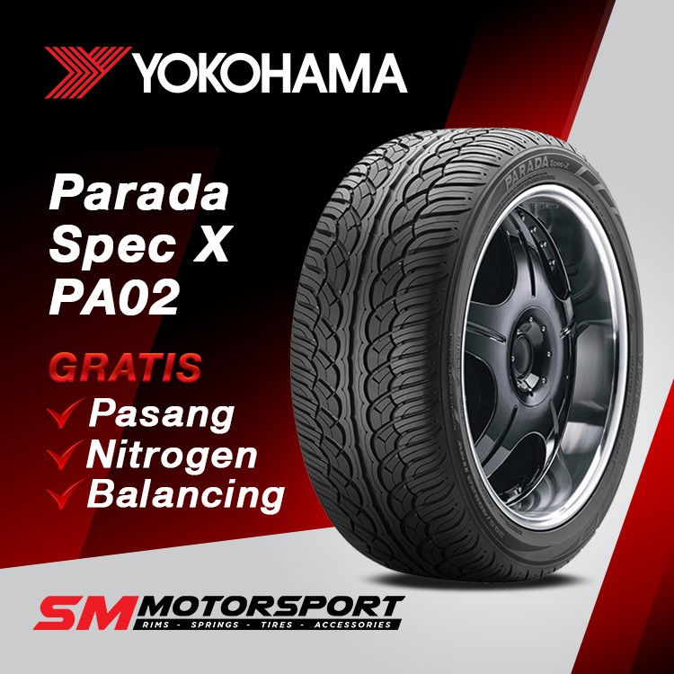 Jual Yokohama Parada Spec X PA02 275 55 r20 117V Ban Mobil | Shopee ...