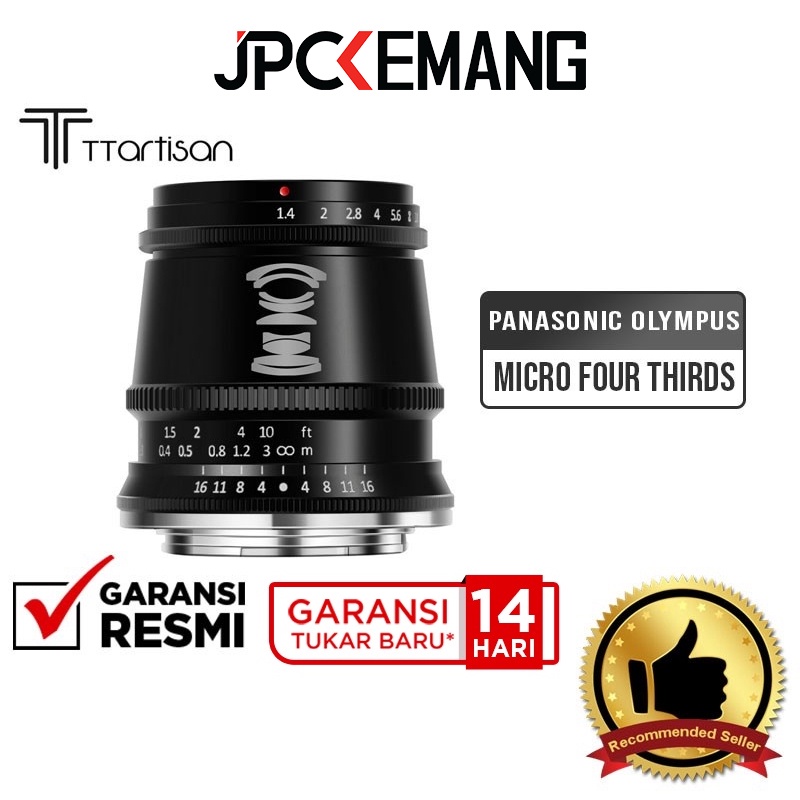 Jual TTArtisan 17mm Panasonic Olympus MFT TT Artisan 17mm f