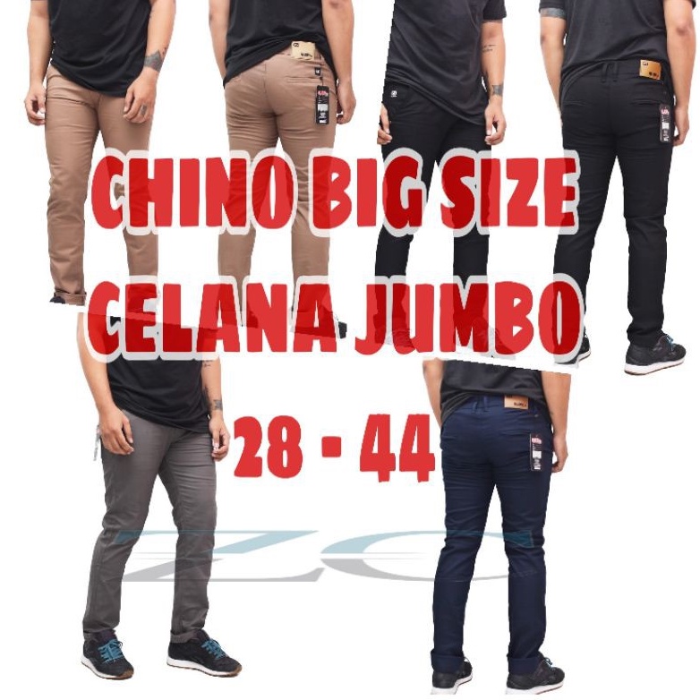 Jual Celana Chino Big Size Pria Jumbo Celana Chinos Pria Panjang