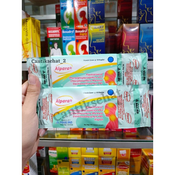 Jual ALPARA STRIP ISI 10 TABLET OBAT BATUK DAN FLU | Shopee Indonesia