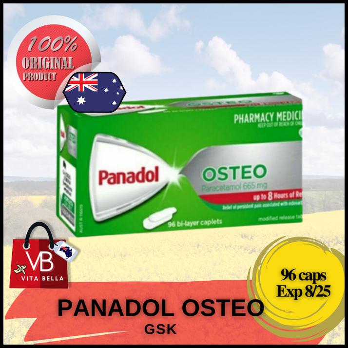 Jual Panadol Osteo Australia 12 Caplets/ 96 Caplets | Shopee Indonesia