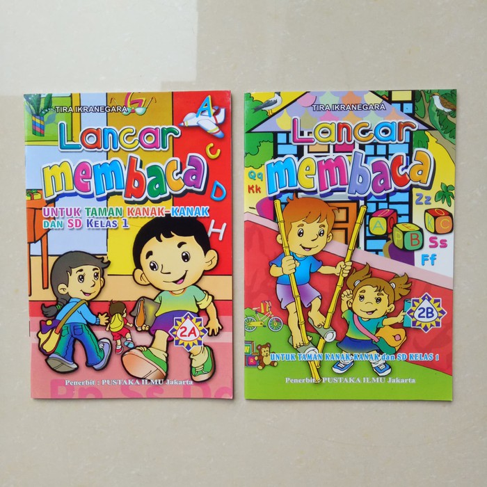 Jual Buku Anak TK SD Kelas 1 Lancar Membaca 2A 2B- Belajar Membaca ...