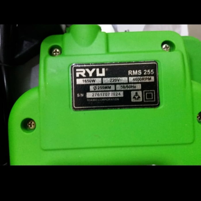 Jual Mesin Potong Alumunium RYU RMS 255/ Mitter Saw RYU 10